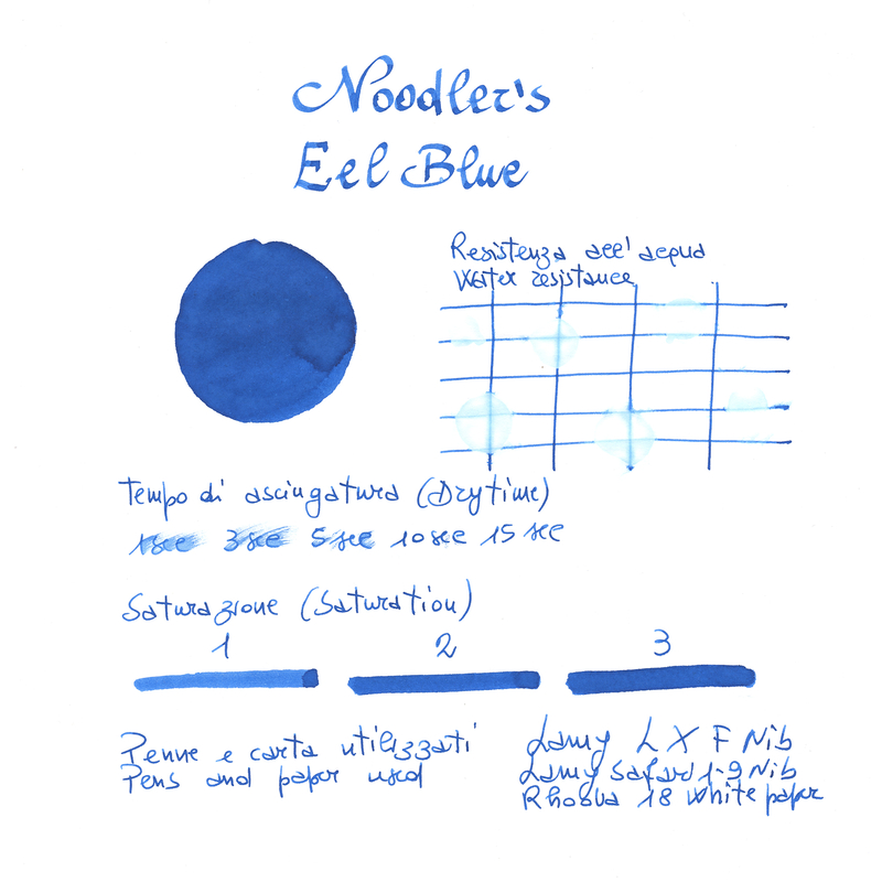 Noodler's Eel Blue Ink Bottle 3 oz