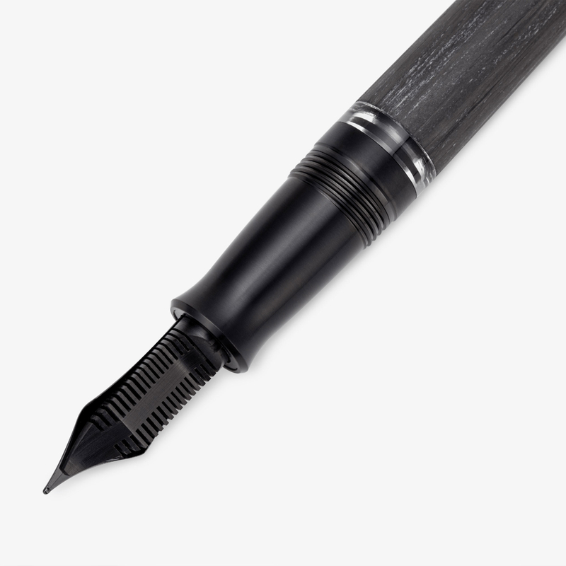 Gravitas Gravitas Piston Penna Stilografica Carbon Black Edizione Limitata