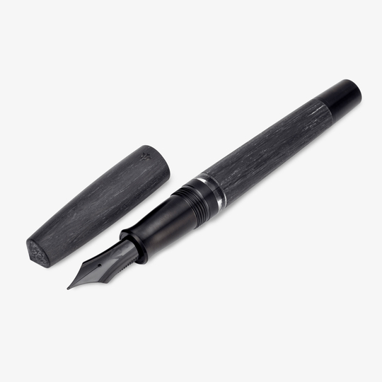 Gravitas Piston Fountain Pen Carbon Black Limited Edition