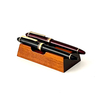 Toyooka Craft Toyooka Craft Pen Rest for 2 Pens Alder Brown