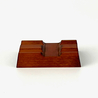 Toyooka Craft Toyooka Craft Pen Rest for 2 Pens Alder Brown