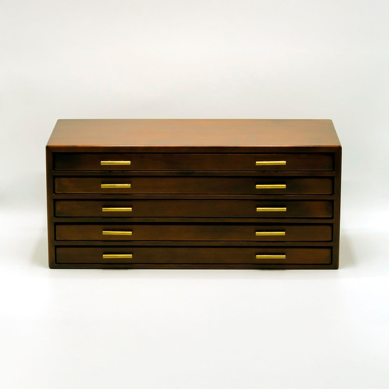 Toyooka Craft Toyooka Craft Fountain Pen Box for 100 Pens Alder Brown