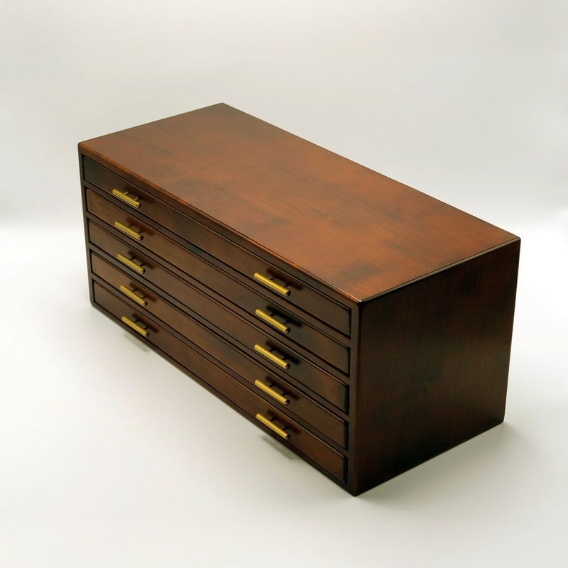 Toyooka Craft Toyooka Craft Fountain Pen Box for 100 Pens Alder Brown