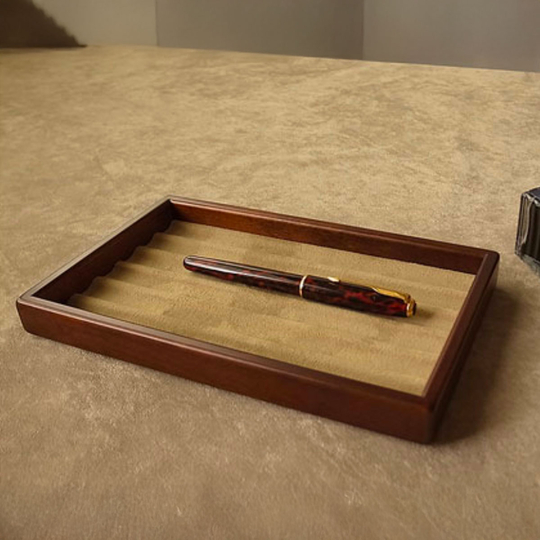 Toyooka Craft Vassoio Portapenne in Legno S Alder Brown
