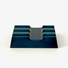 Toyooka Craft Toyooka Craft Pen Rest for 3 Pens Hinoki Blue