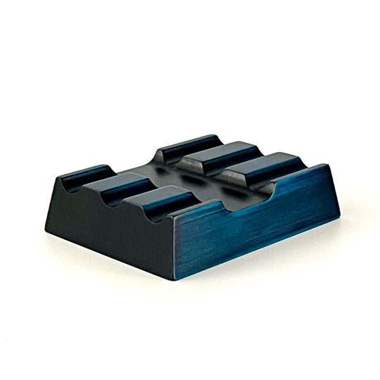 Toyooka Craft Pen Rest for 3 Pens Hinoki Blue