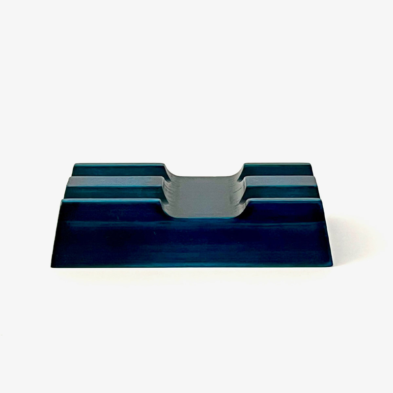 Toyooka Craft Toyooka Craft Pen Rest Portapenne in Legno 2 Posti Hinoki Blue