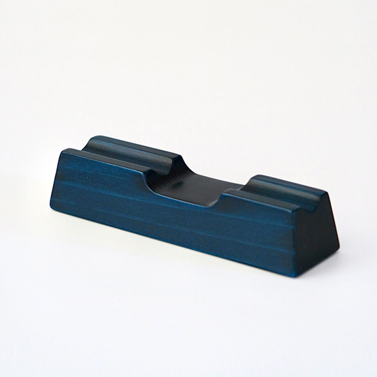Toyooka Craft Pen Rest Portapenne in Legno 1 Posto Hinoki Blue