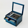 Toyooka Craft Toyooka Craft Portapenne in Legno 40 Posti Hinoki Blue