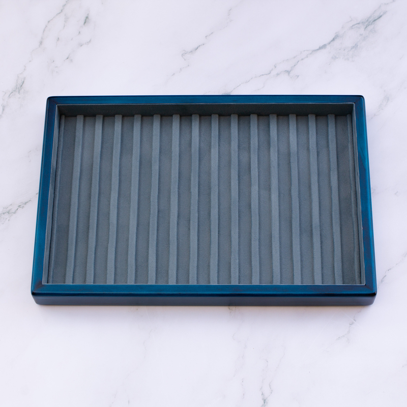 Toyooka Craft Toyooka Craft Pen Tray Hinoki Blue