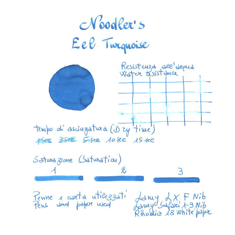 Noodler's Eel Turquoise Inchiostro 3 oz