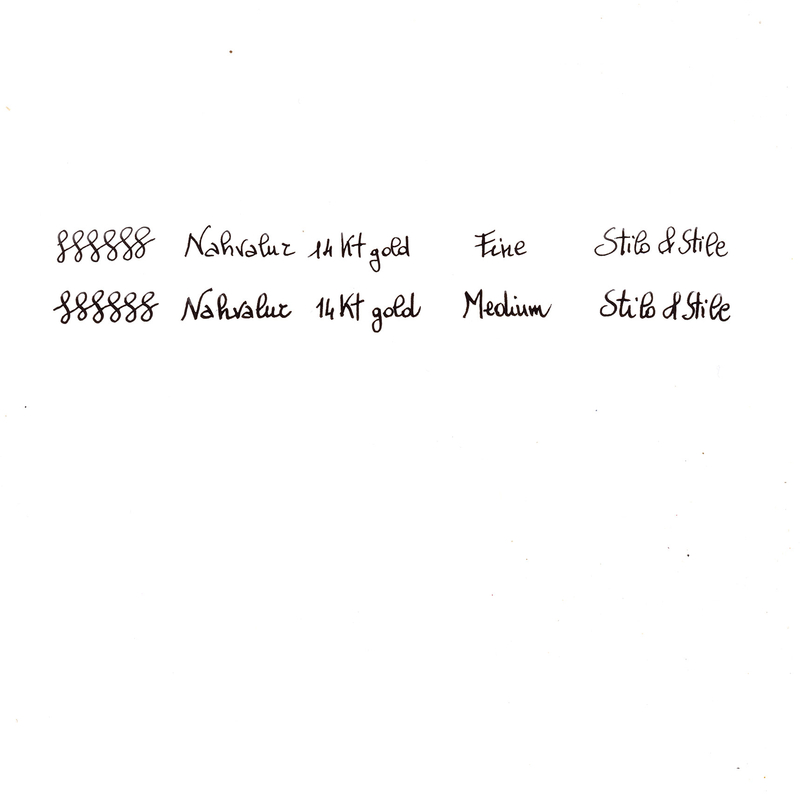 Nahvalur Nahvalur Nautilus Ti Penna Stilografica Black 14k