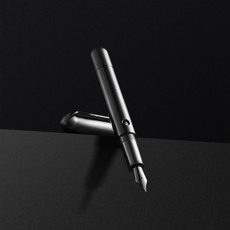 Nahvalur Nahvalur Nautilus Ti Fountain Pen Black