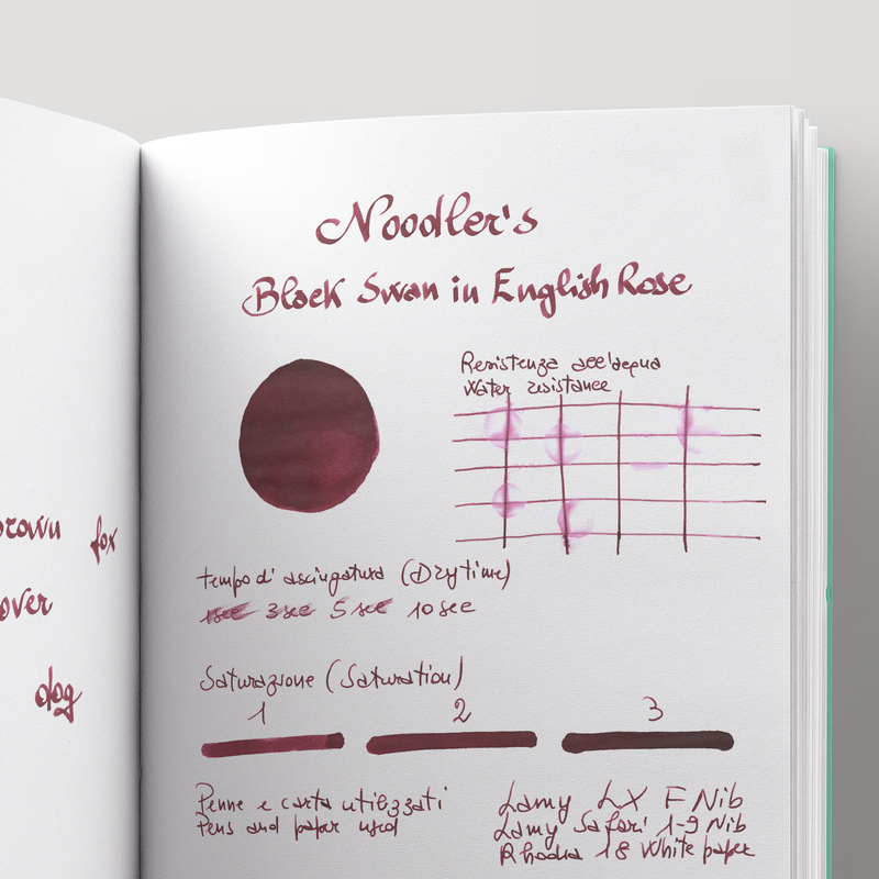 Noodler's Black Swan In English Rose Ink Bottle 3 oz