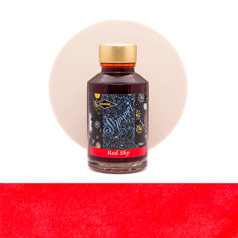 Diamine Diamine Shimmering Red Sky Inchiostro 50 ml