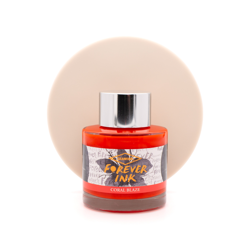 Diamine Diamine Forever Ink Coral Blaze Ink Bottle 50 ml