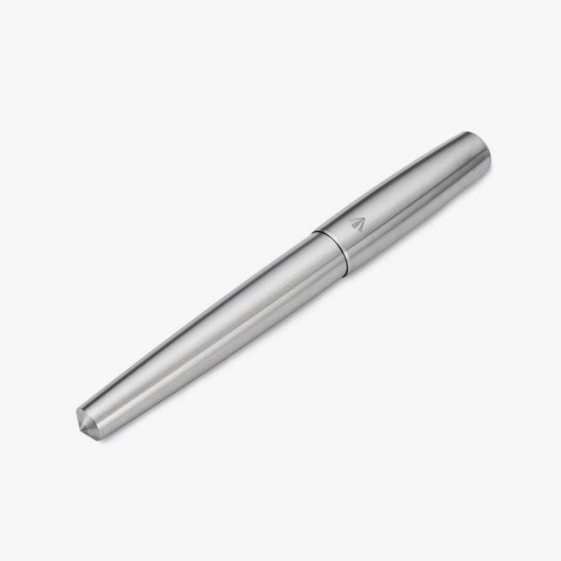 Gravitas Gravitas Sentry Fountain Pen Raw Stainless Steel