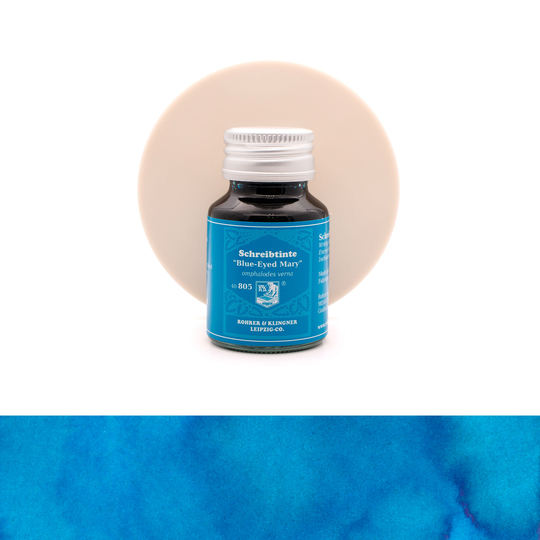 Rohrer & Klingner Blue-Eyed Mary Ink Bottle 50 ml Limited Edition