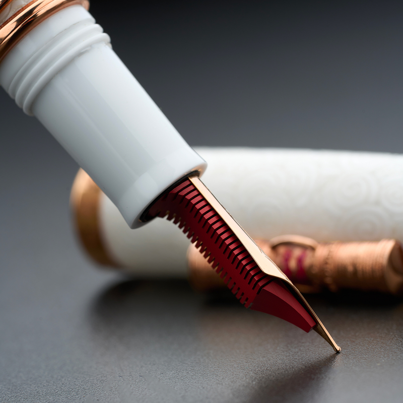 Delta Delta Indigenous People Fountain Pen Simbu Rose Vermeil Limited Edition