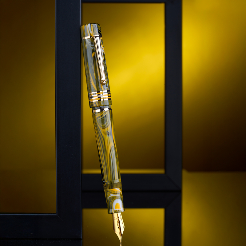 Delta Delta Neo Gallery Fountain Pen Marigold & Gold
