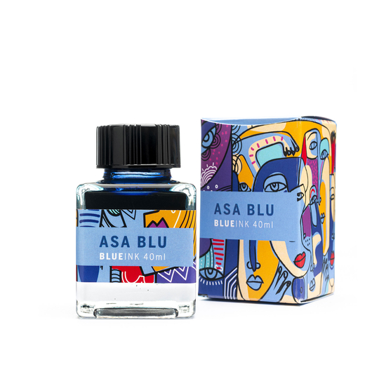 Leonardo Asa Blue Ink Bottle 40 ml