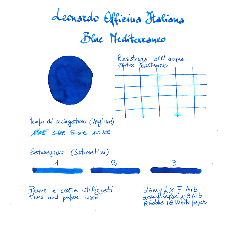 Leonardo Officina Italiana Leonardo Asa Blu Inchiostro 40 ml