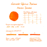 Leonardo Officina Italiana Leonardo Warm Orange Ink Bottle 40 ml