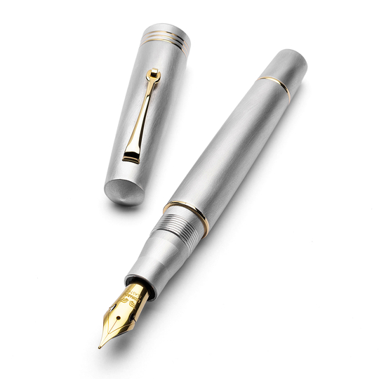 Leonardo Momento Zero Penna Stilografica Alumina & Oro 14k Edizione Limitata
