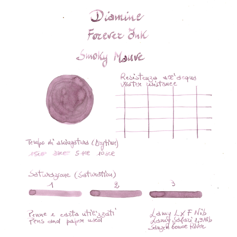Diamine Diamine Forever Ink Smoky Mauve Ink Bottle 50 ml
