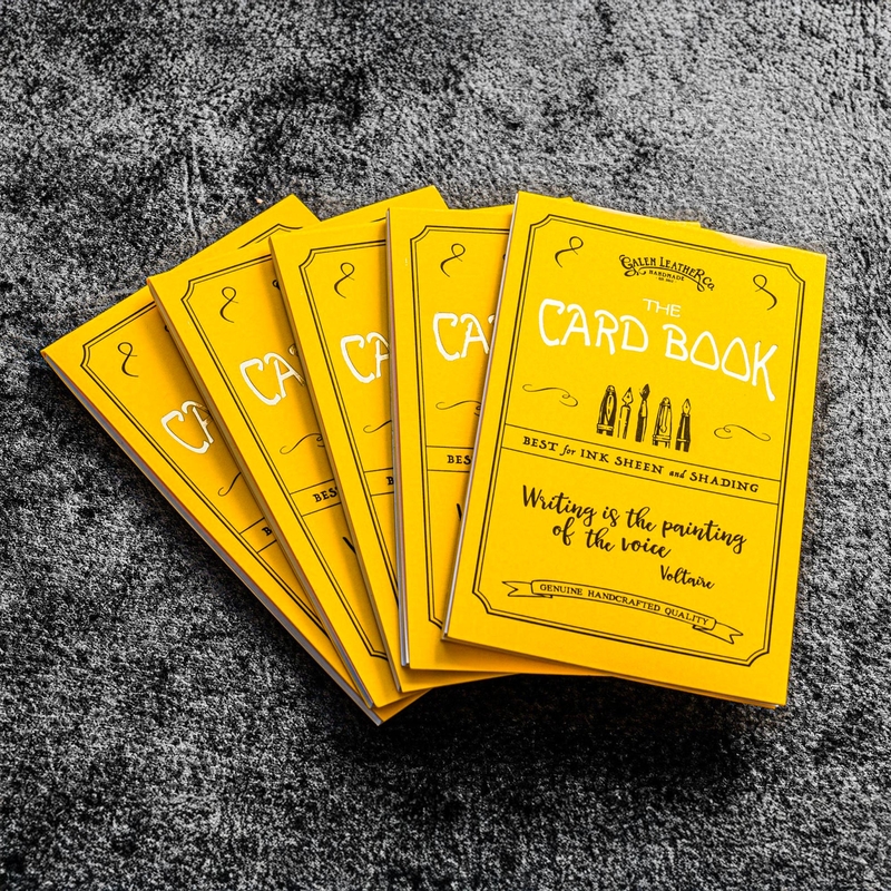 Galen Leather Galen Leather The Card Book Set di 5 Quaderni B8 Carta Tomoe River