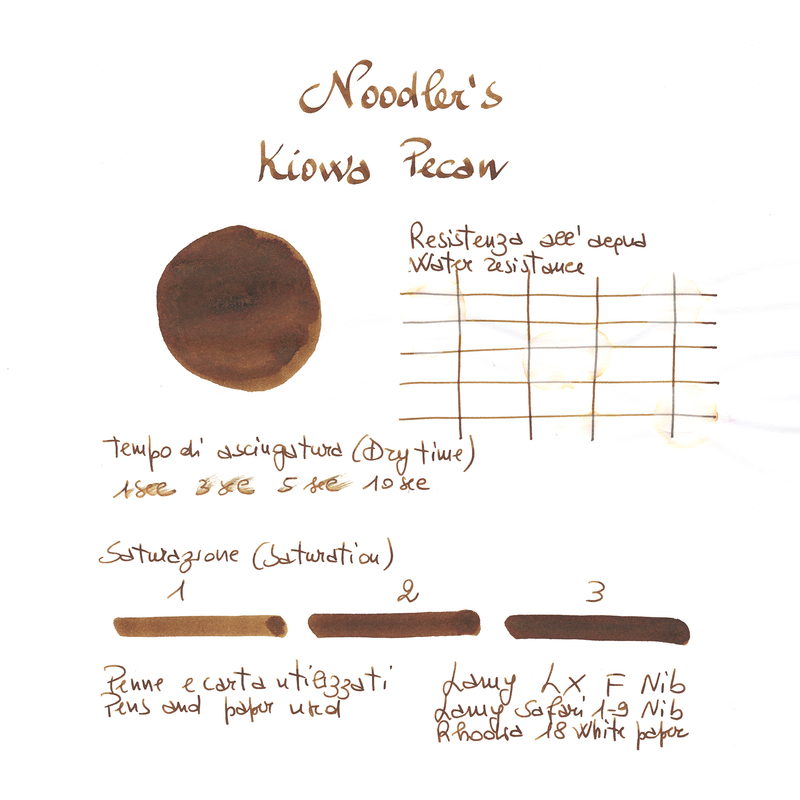 Noodler's Kiowa Pecan Ink Bottle 3 oz