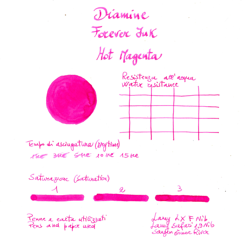 Diamine Diamine Forever Ink Hot Magenta Ink Bottle 50 ml