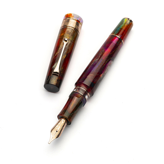 Leonardo Supernova Penna Stilografica Primary Manipulation 5 & Oro Rosa Pennino 6 Edizione Limitata