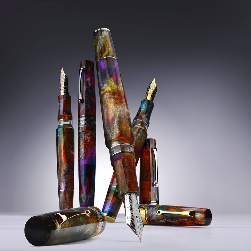 Leonardo Officina Italiana Leonardo Supernova Penna Stilografica Primary Manipulation 5 & Oro Rosa Edizione Limitata
