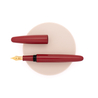 Wancher Wancher Dream Pen True Ebonite Fountain Pen Sand Red & Gold