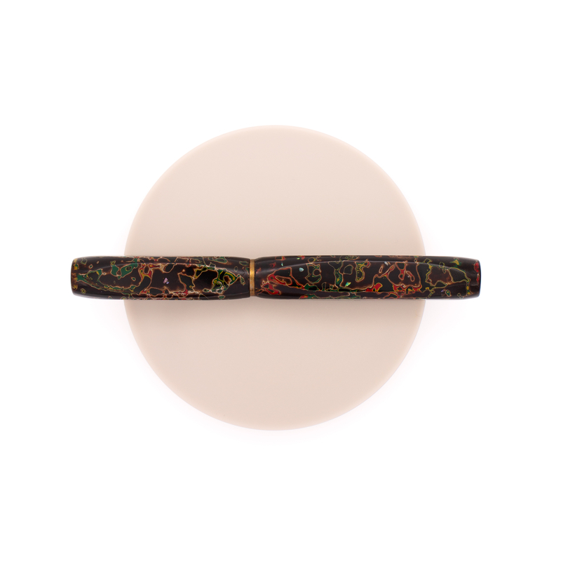 Wancher Wancher Densho Tsugaru 4 Facets Penna Stilografica Kuro-age Raden