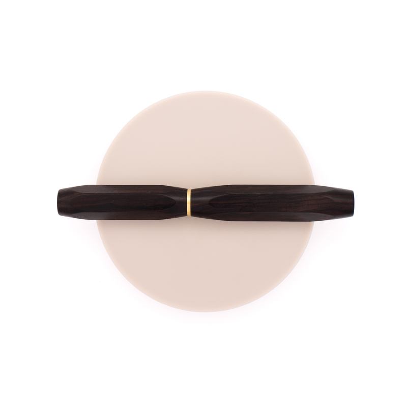 Wancher Wancher Sekai Densho 6 Facets Fountain Pen Ebony