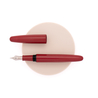 Wancher Wancher Dream Pen True Ebonite Penna Stilografica Sand Red & Rodio