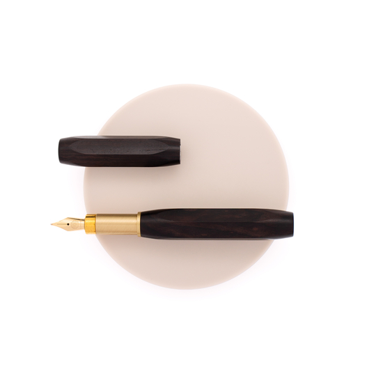 Wancher Sekai Densho 6 Facets Penna Stilografica Ebony