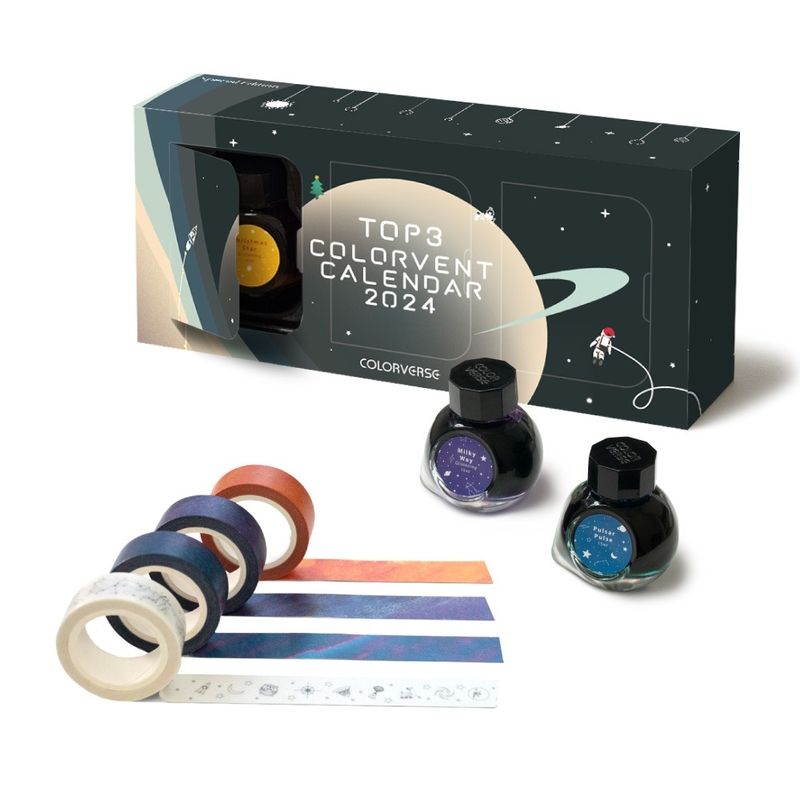 Colorverse Colorverse Top 3 Colorvent Calendar 2024 Set di 3 Inchiostri