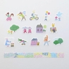 Bande Bande Washi Tape Animal Town & Flower Garden
