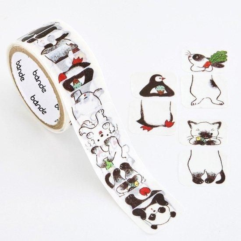 Bande Bande Washi Tape Black and White Sandwich