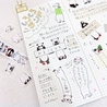 Bande Bande Washi Tape Black and White Sandwich