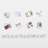 Bande Bande Washi Tape Flowers in My Bag Iris