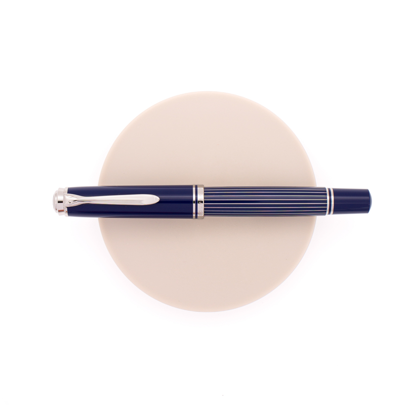 Pelikan Pelikan Souveran M815 Penna Stilografica Metal Striped Blue Edizione Speciale