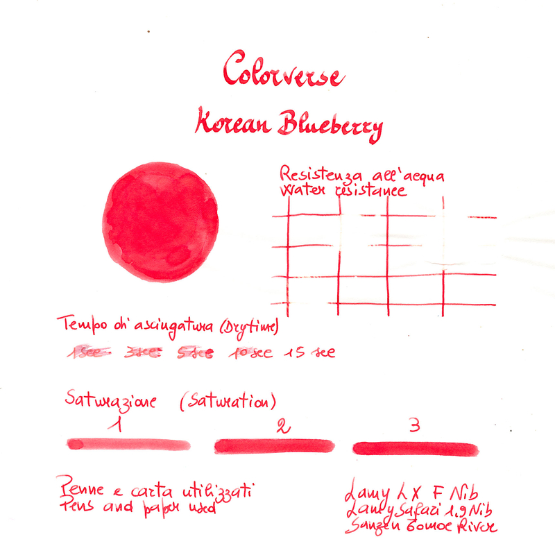 Colorverse Colorverse Project No.069 Korean Blueberry Inchiostro 15 ml