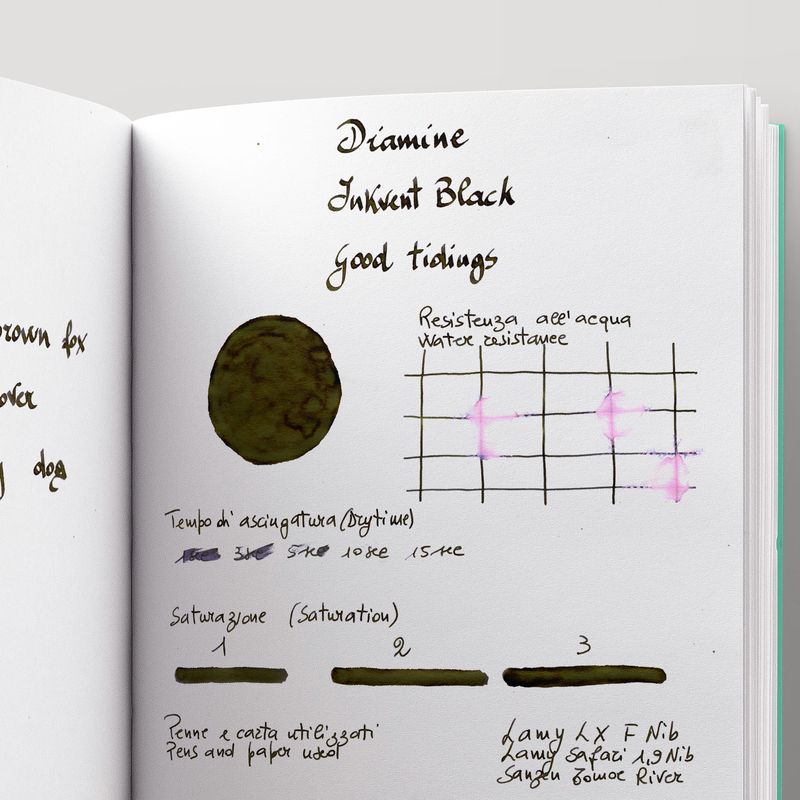 Diamine Diamine Inkvent Good Tidings Ink Bottle 50 ml Black Edition Extreme Sheen
