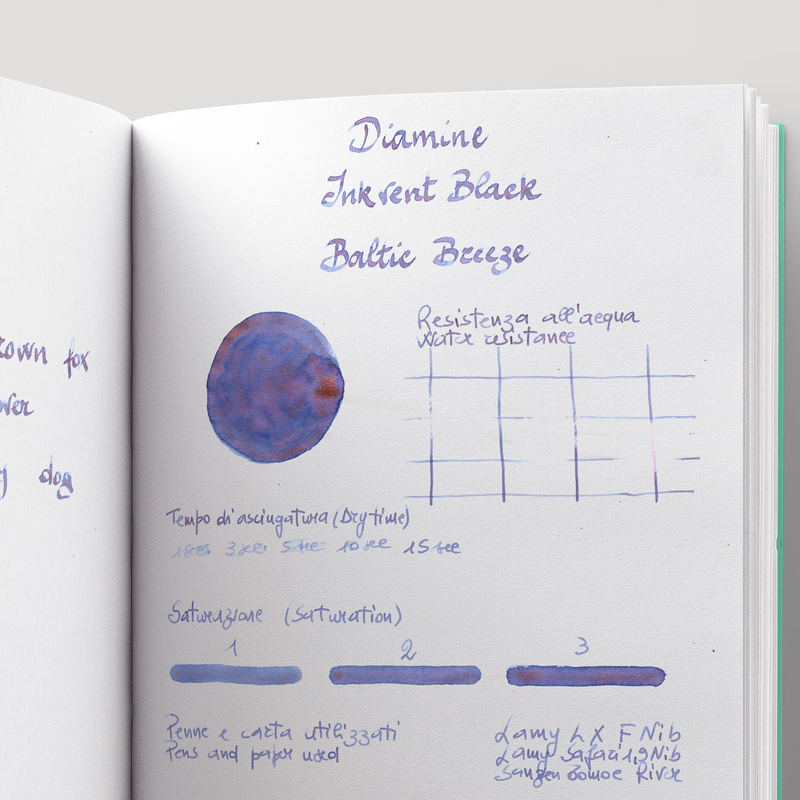 Diamine Diamine Inkvent Baltic Breeze Ink Bottle 50 ml Black Edition Shimmer