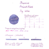 Diamine Diamine Inkvent Icy Lilac Inchiostro 50 ml Black Edition Shimmer