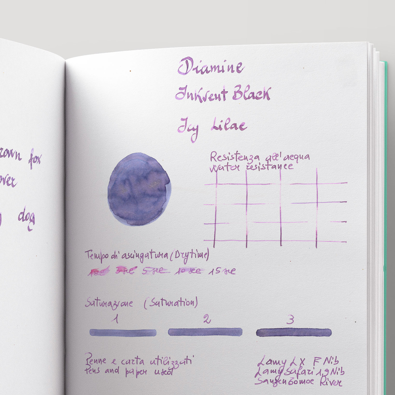 Diamine Diamine Inkvent Icy Lilac Ink Bottle 50 ml Black Edition Shimmer
